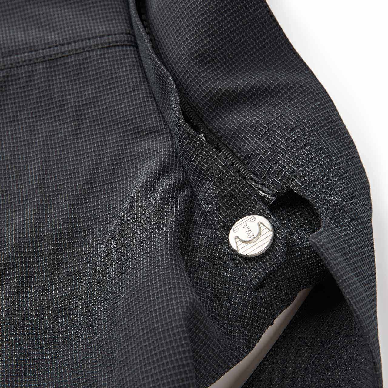 affix works affix works dual collar coat (field grey)