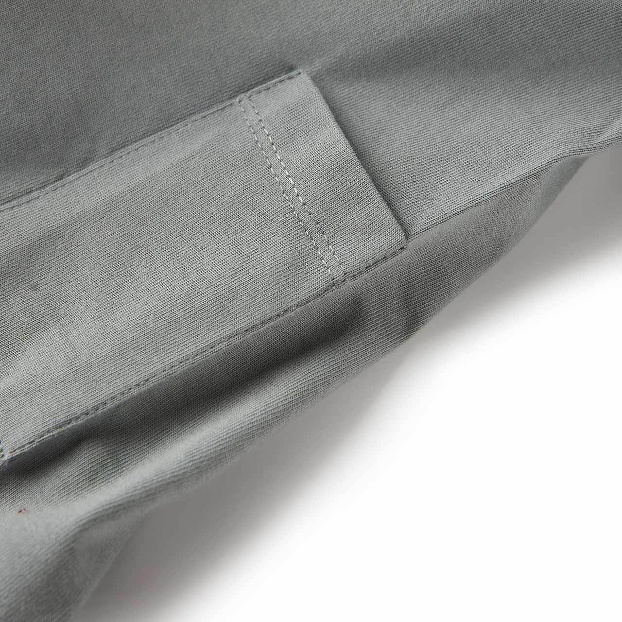 affix works affix works dual sleeve s/s t-shirt (silver grey)