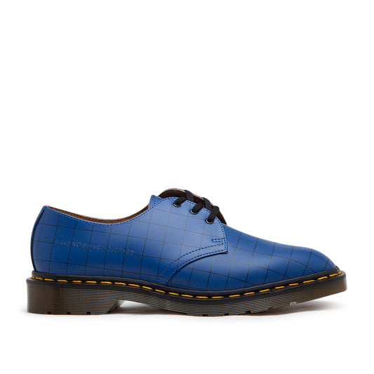 dr. martens x undercover 1461 check smooth (blue)