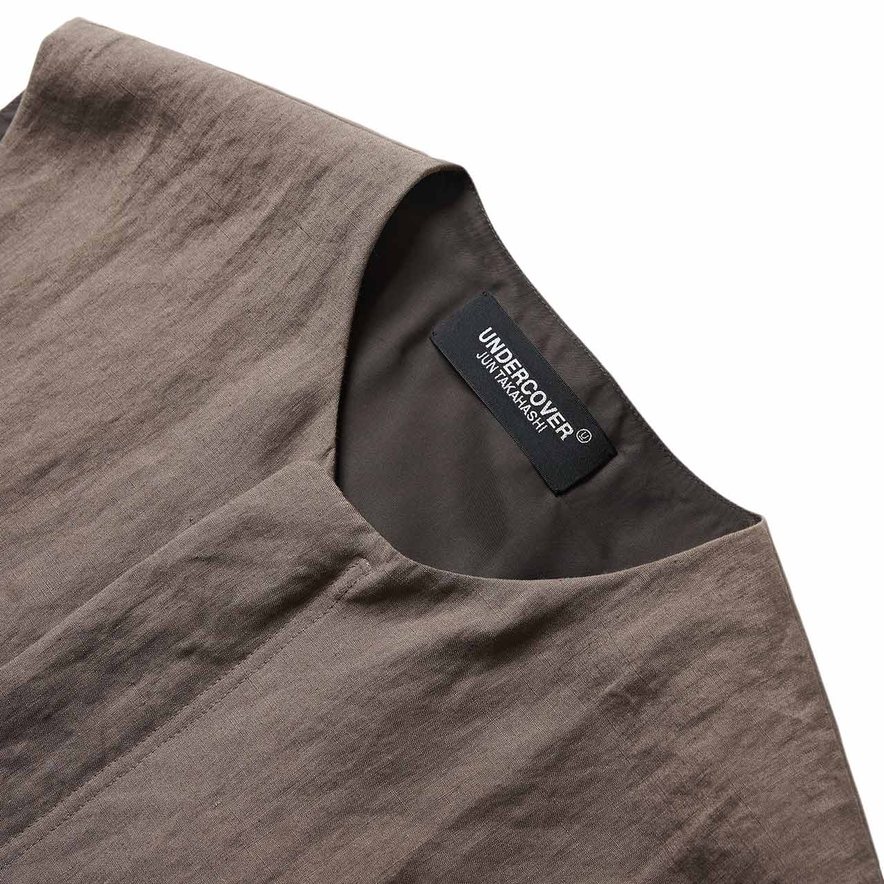 undercover undercover vest (khaki brown)