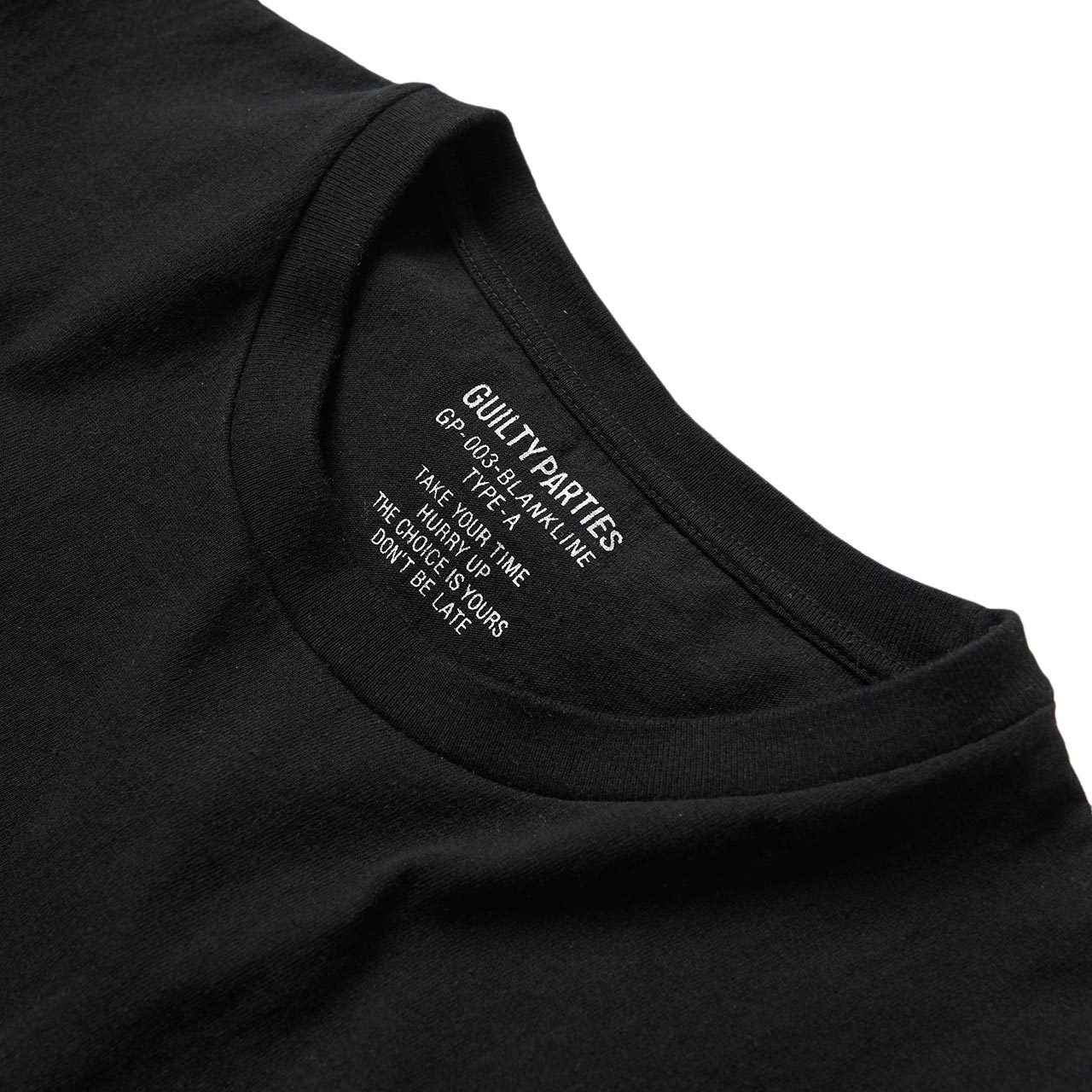 wacko maria wacko maria heavy weight blankline t-shirt (type-a) (black)