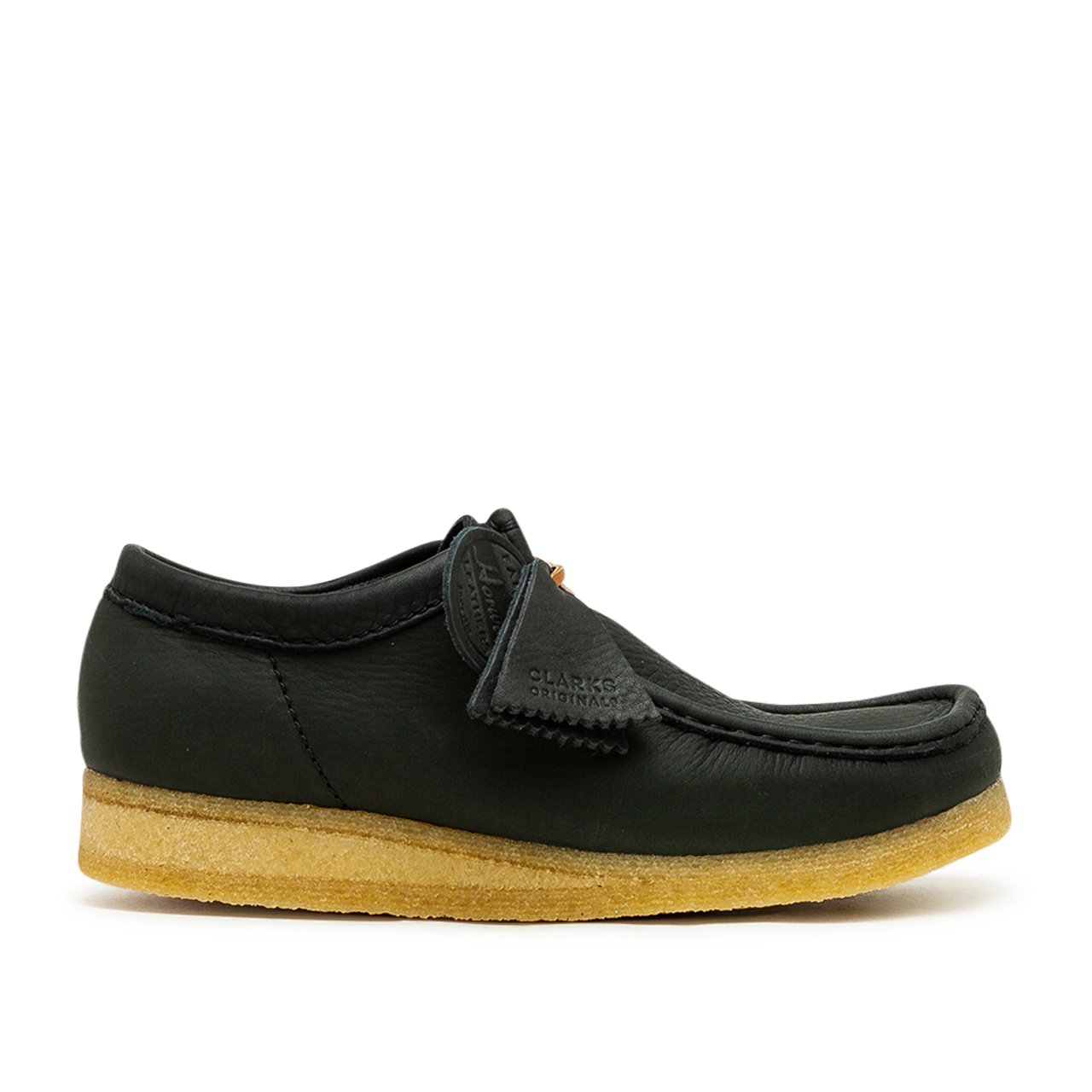 clarks originals x horween clarks originals x horween leather wallabee boot (black)