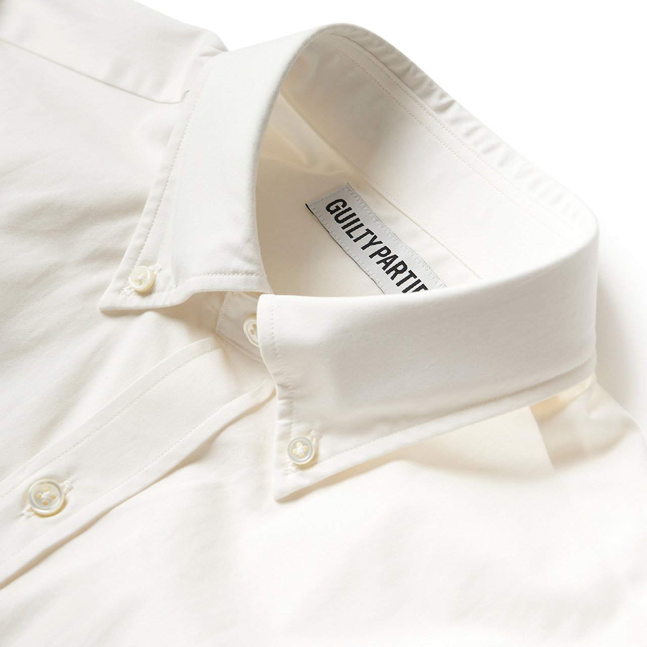 wacko maria wacko maria b.d dress shirt (type-1) (white)