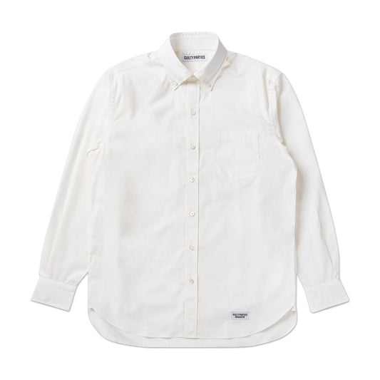 wacko maria wacko maria b.d dress shirt (type-1) (white)