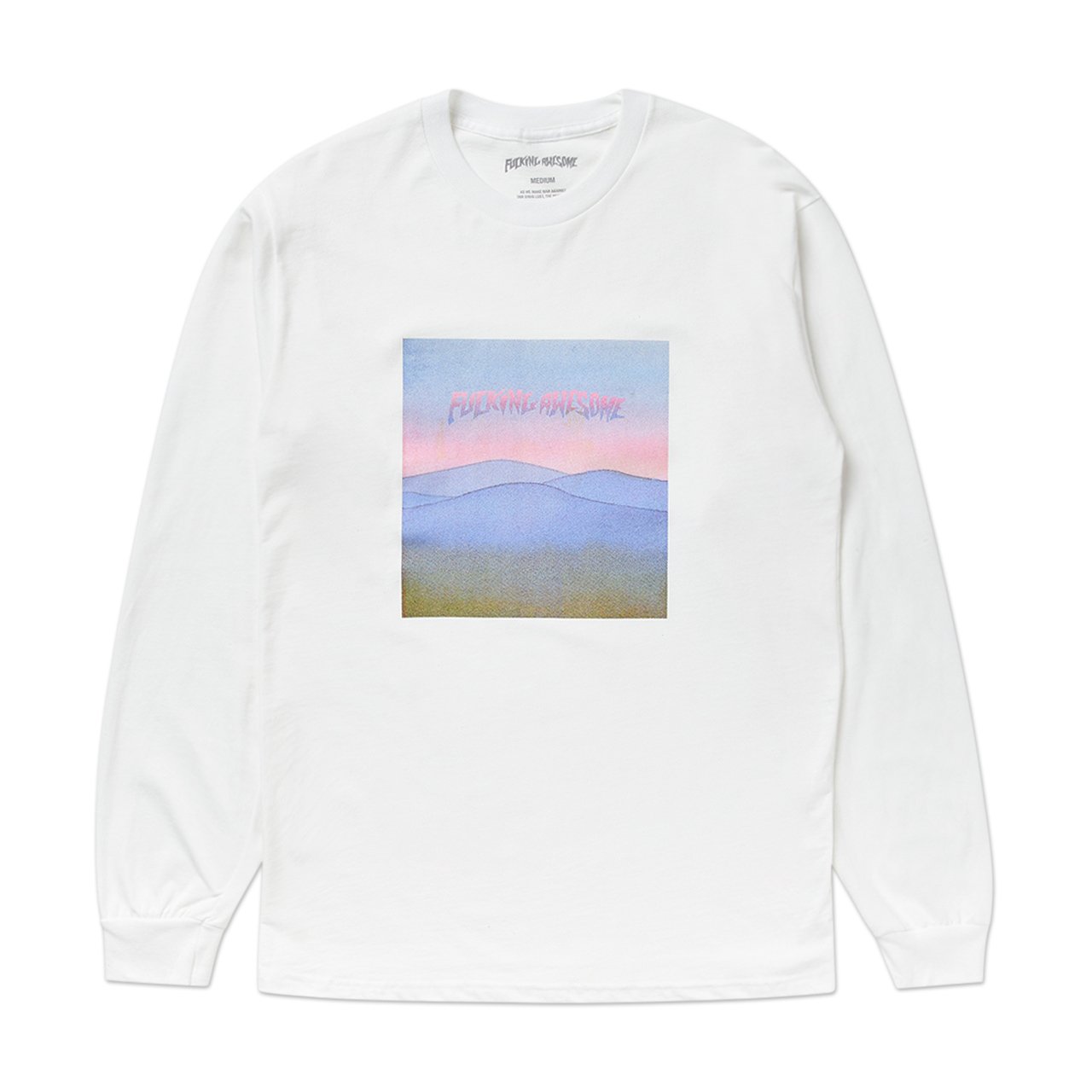 fucking awesome fucking awesome album longsleeve (white)