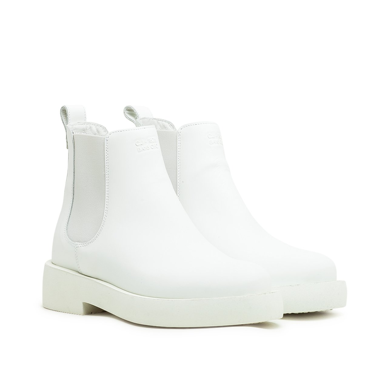 clarks clarks mileno chelsea boot (white)