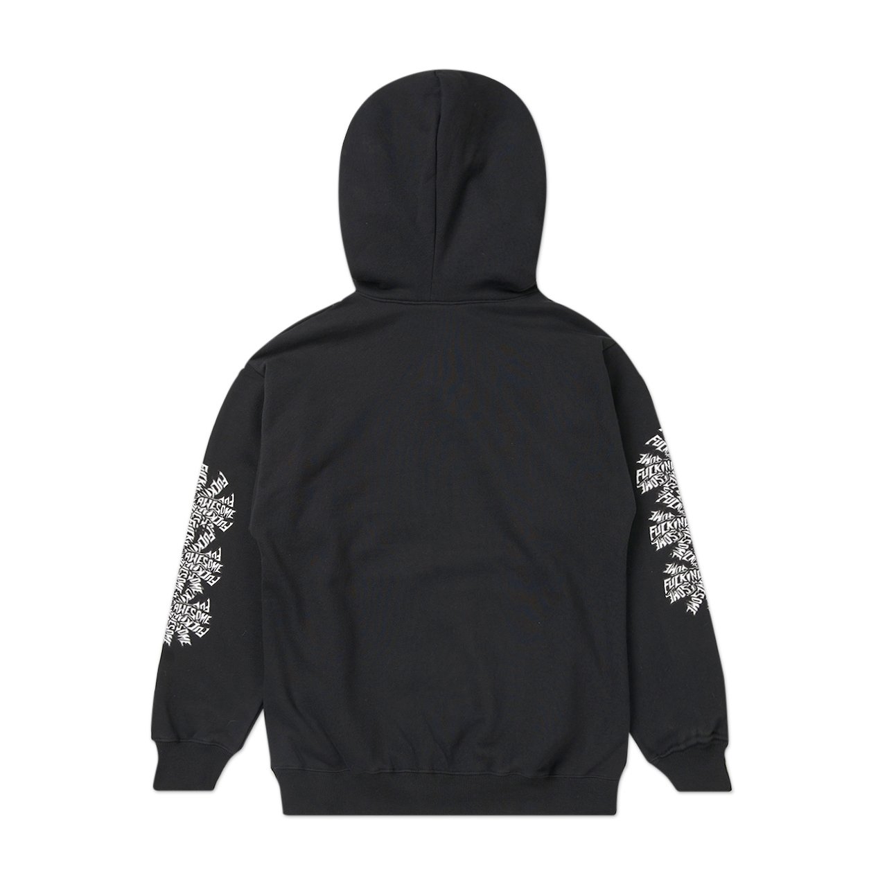 fucking awesome fucking awesome three spiral hoodie (black)