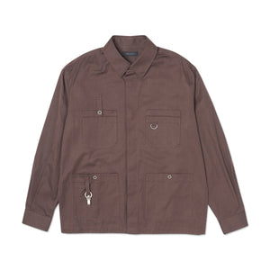 undercover undercover chest pocket shirt (brown)