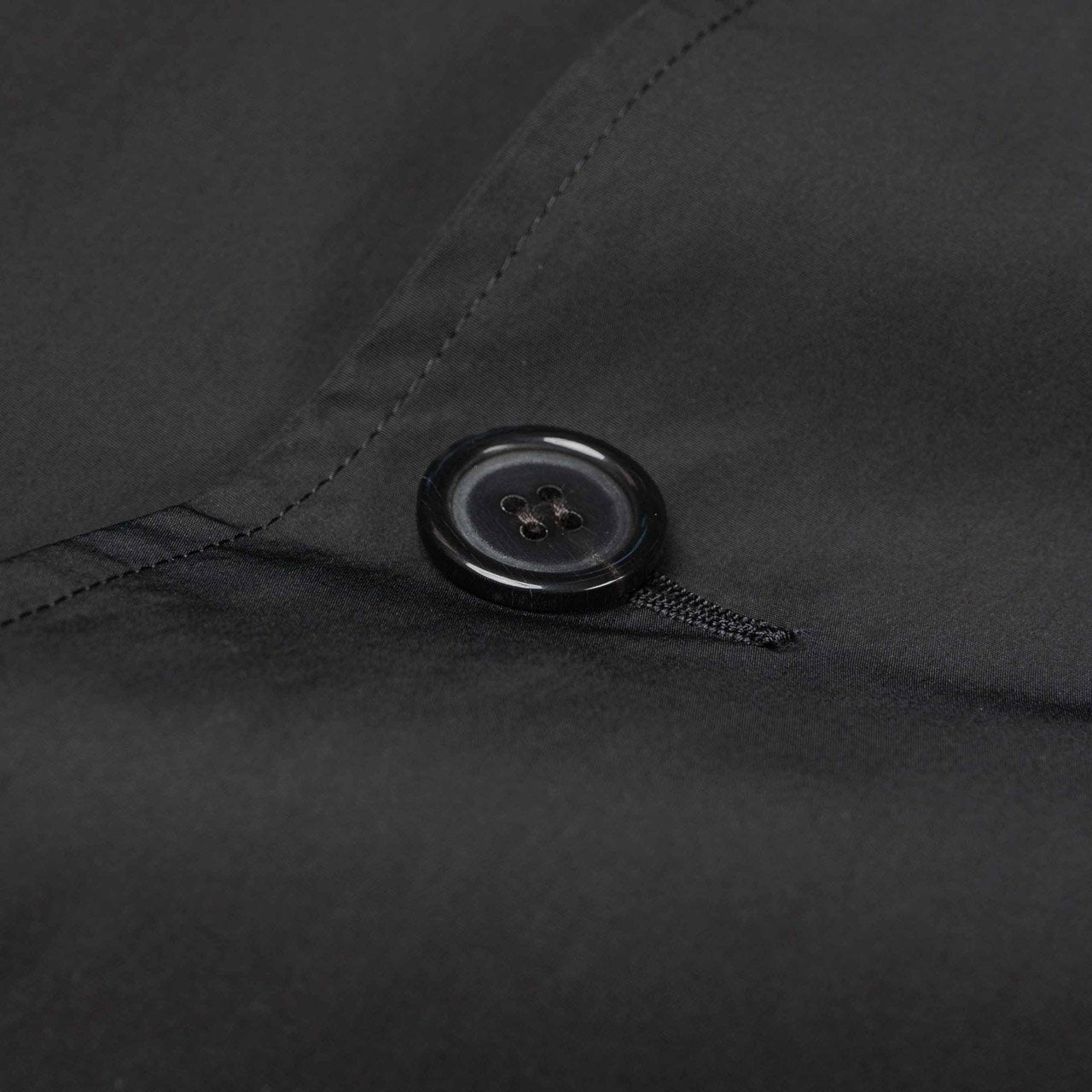 undercover undercover sten collar coat (black)