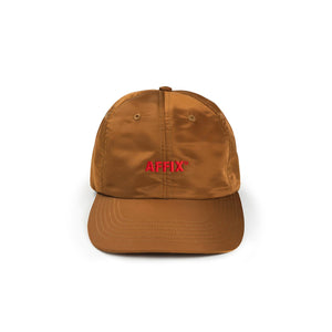 affix works affix nylon standard logo cap (umber) AW20ACC04-umb