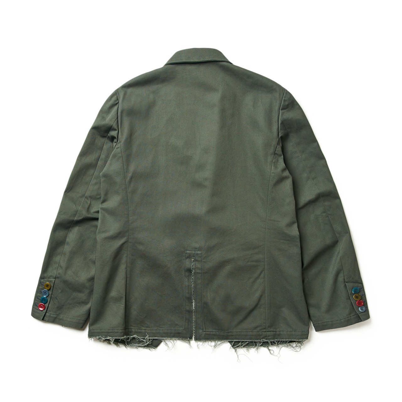 undercover undercover distressed jacket (dark grey)