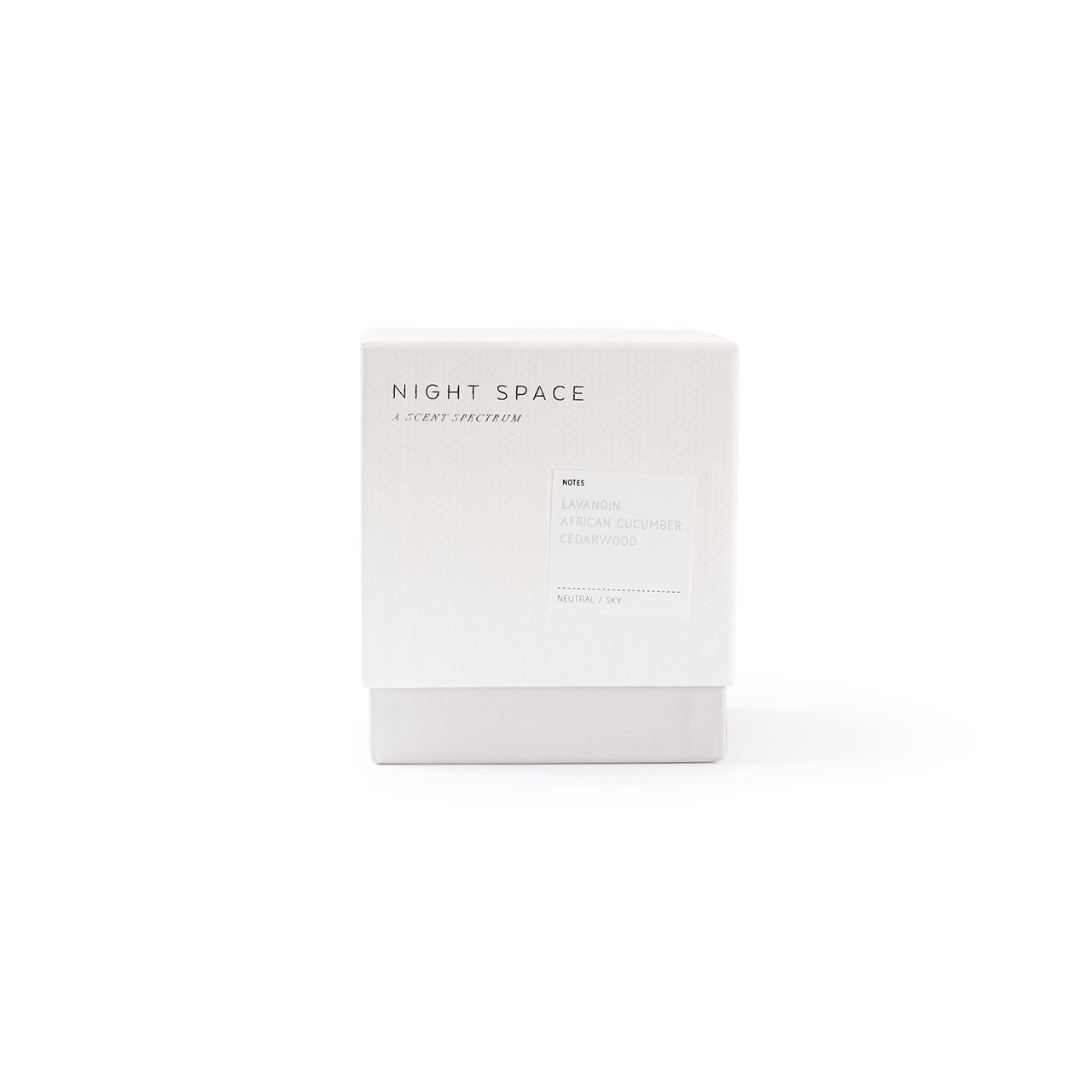 night space night space candle (pure white) NS-NSPWSPONESIZE