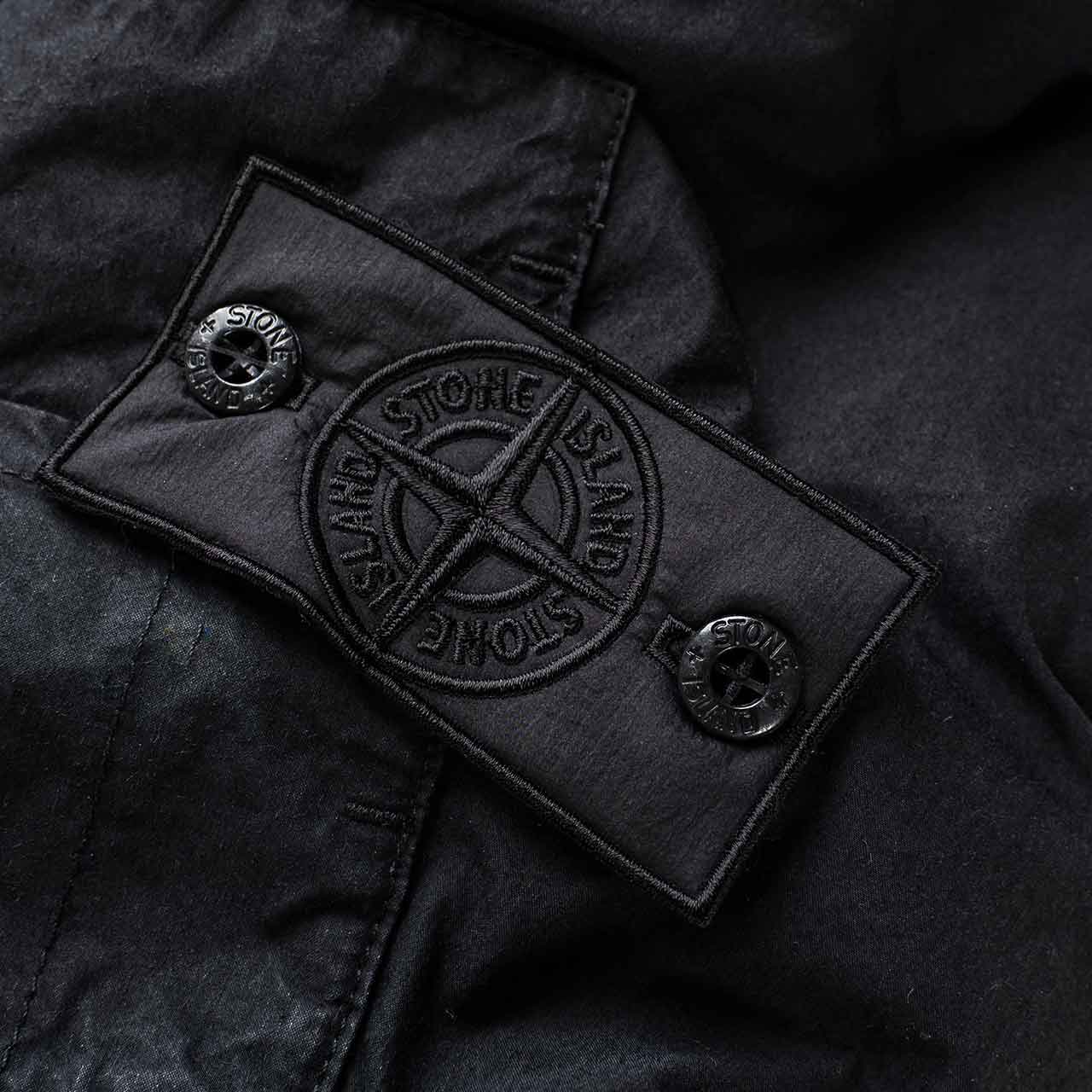 stone island shadow project stone island shadow project encase panel down insulator jacket (black)