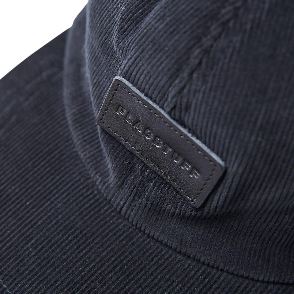 flagstuff flagstuff leather patch logo cap (midnight blue) 21SS-FS-72