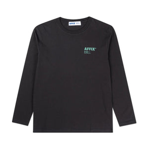 affix works affix standardised logo l/s t-shirt (black)