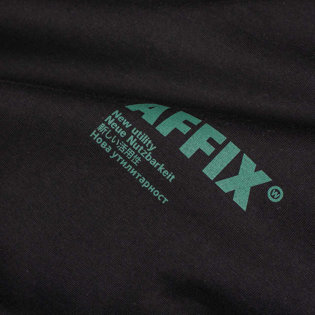 affix works affix standardised logo l/s t-shirt (black)