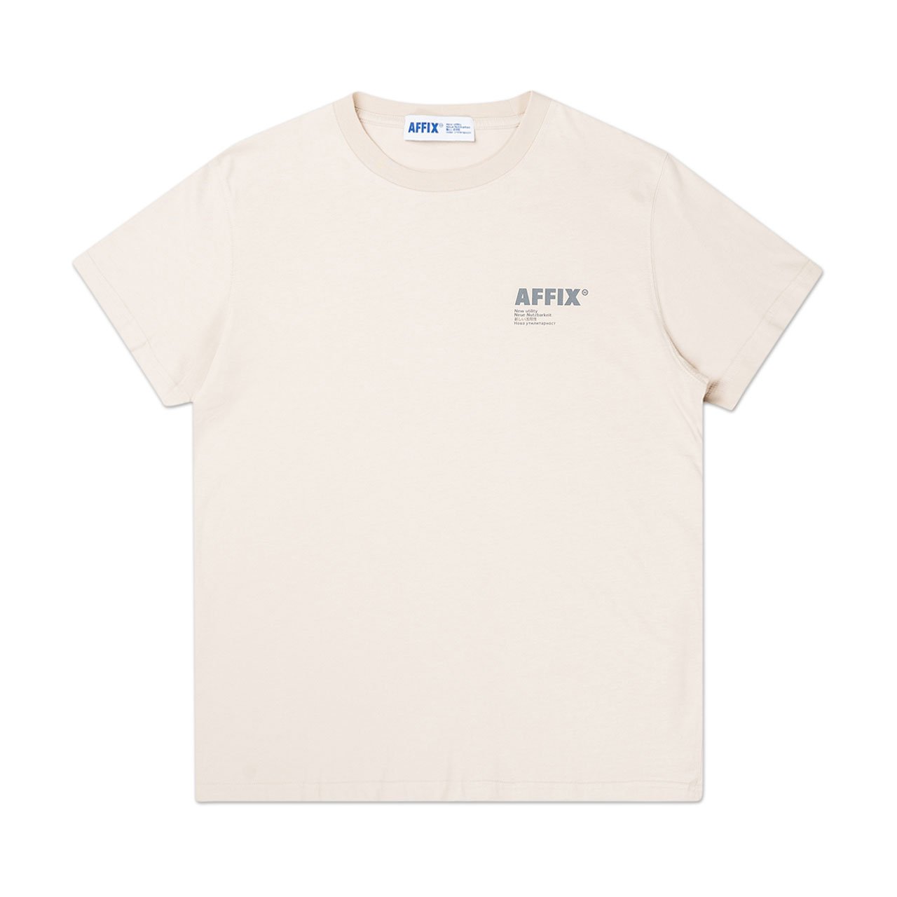 affix works affix standardised logo t-shirt (taupe)