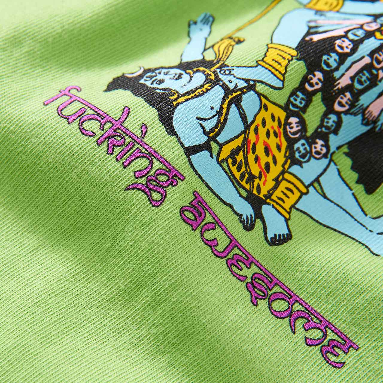 fucking awesome fucking awesome redemption t-shirt (lime)