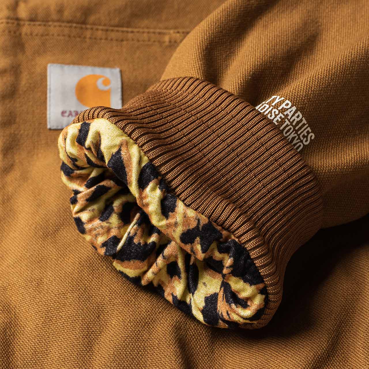 carhartt wip x wacko maria carhartt wip x wacko maria og active jacket (brown / leopard print)