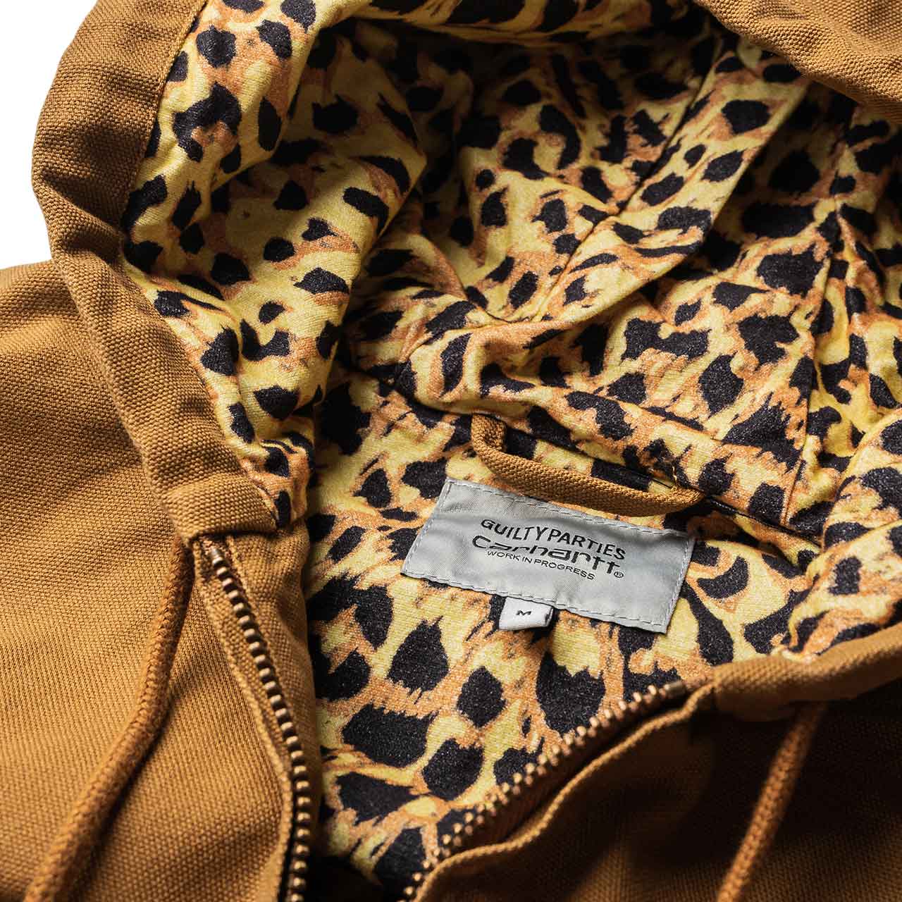 carhartt wip x wacko maria carhartt wip x wacko maria og active jacket (brown / leopard print)