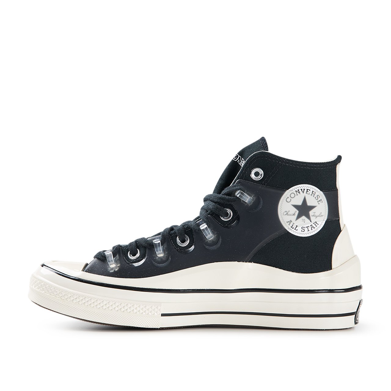 converse converse x kim jones chuck 70 utility wave hi (black / egret)