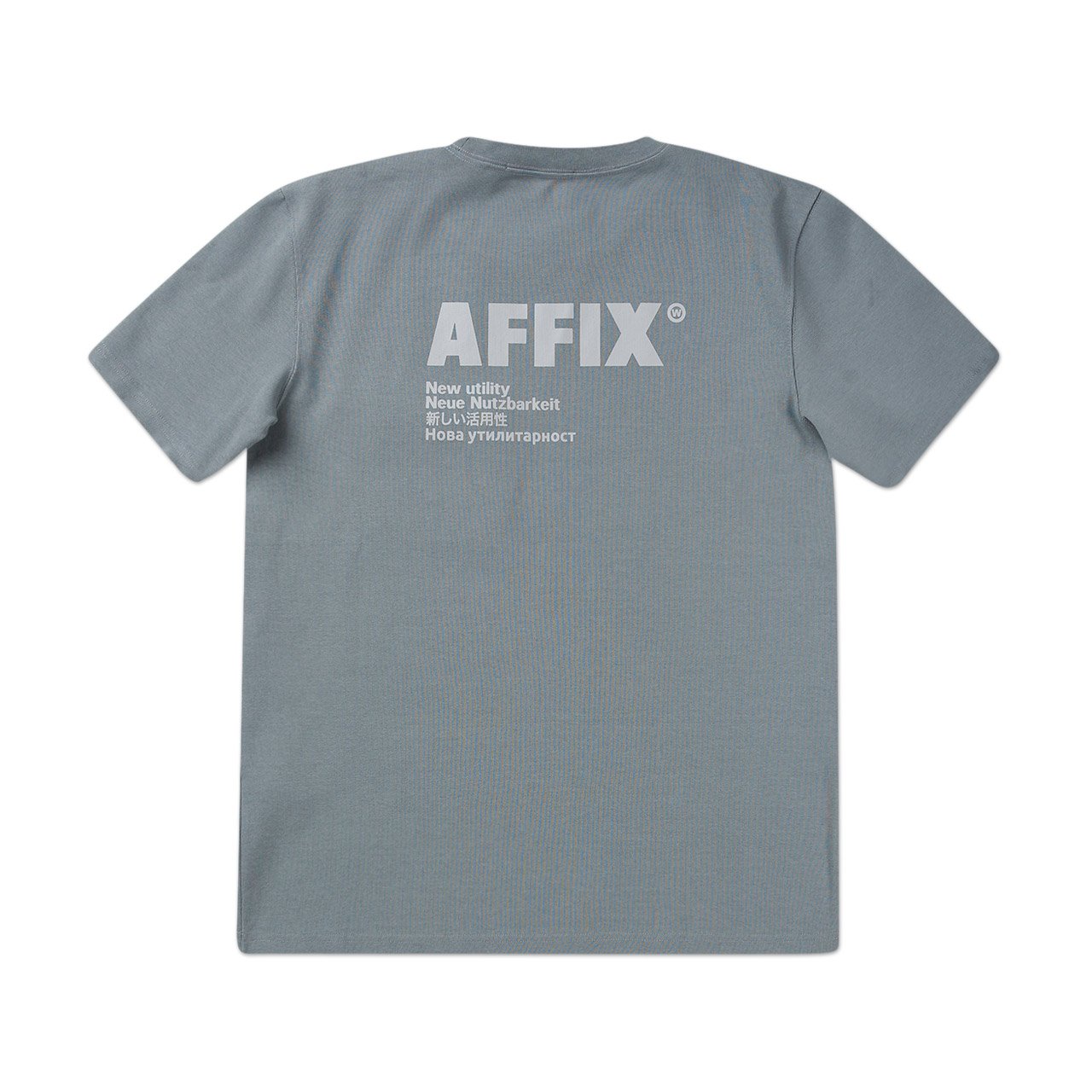 affix works affix works standardised logo pocket t-shirt (silver grey)