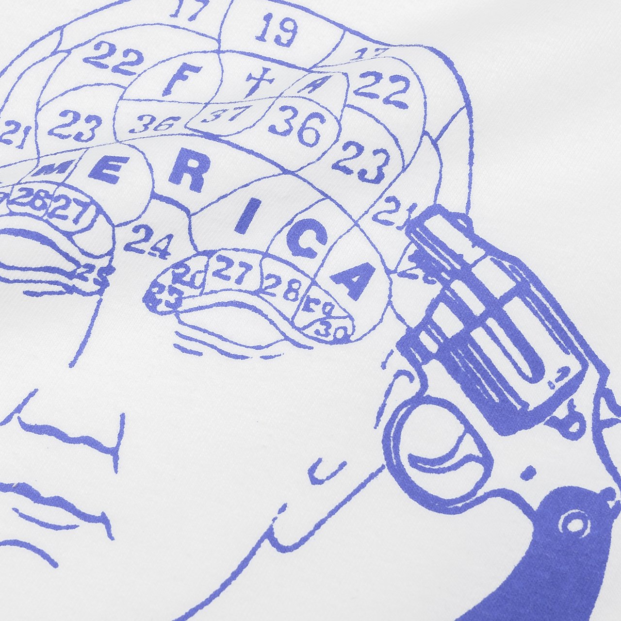 fucking awesome fucking awesome brains clogged t-shirt (white)