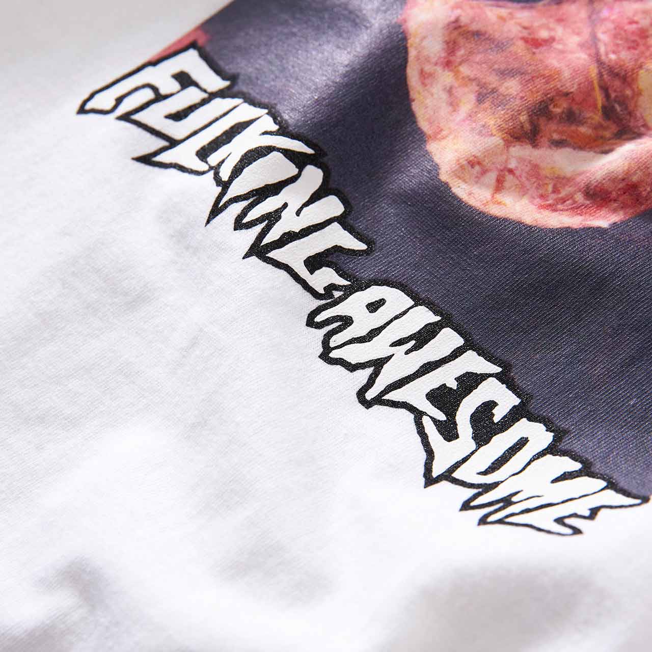 fucking awesome fucking awesome dill felt class photo t-shirt (white)