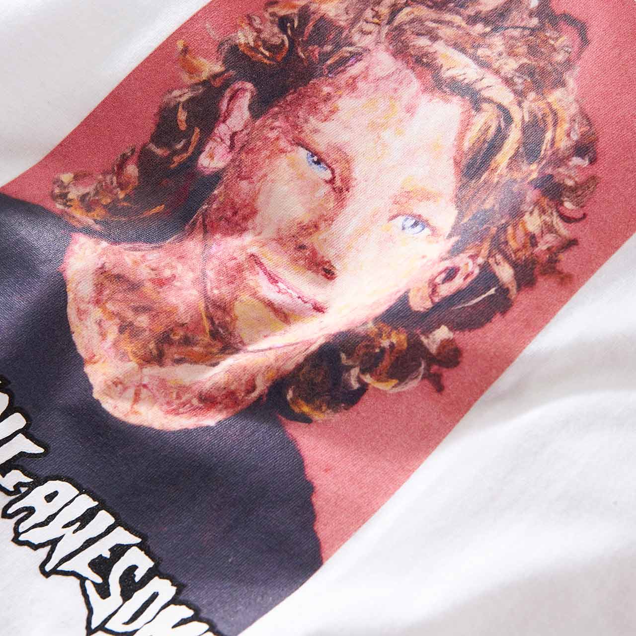 fucking awesome fucking awesome dill felt class photo t-shirt (white)