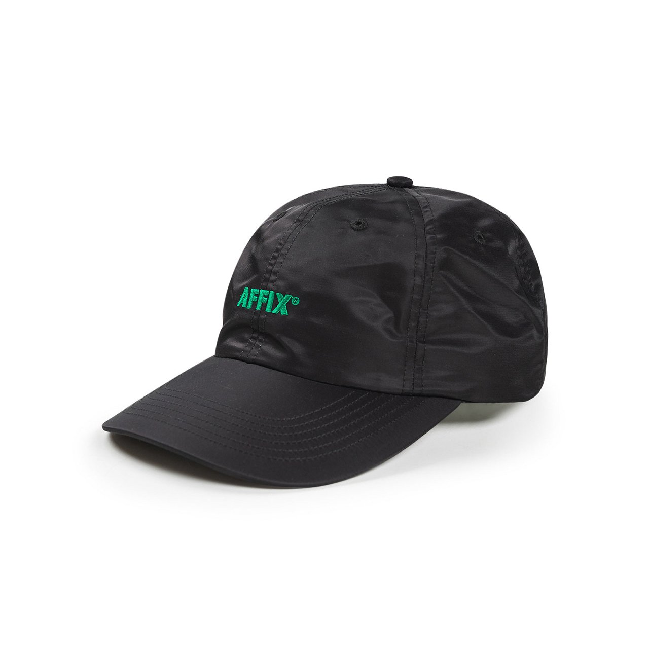 affix works affix nylon standard logo cap (black) AW20ACC04-blk