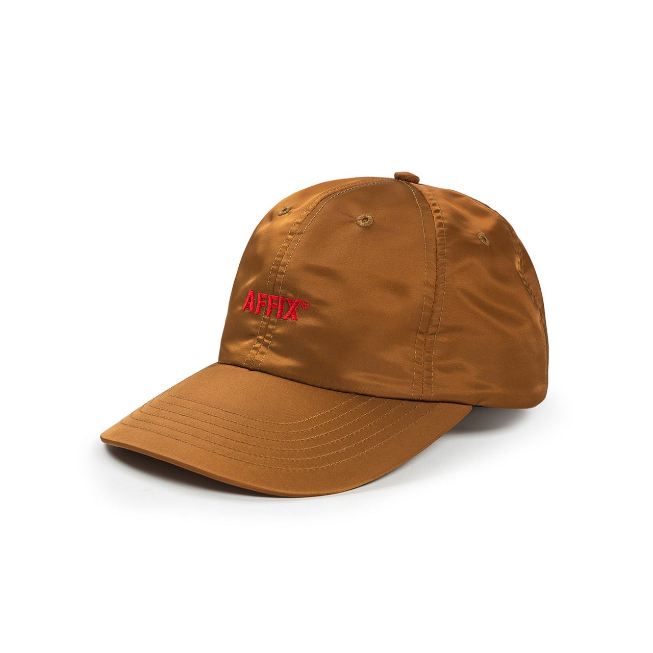 affix works affix nylon standard logo cap (umber) AW20ACC04-umb