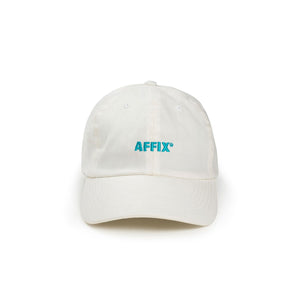 affix works affix drill standard logo cap (ecru) AW20ACC03-ecru