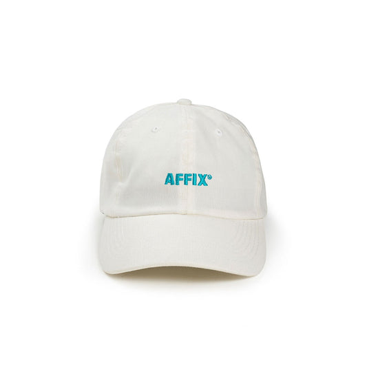 affix works affix drill standard logo cap (ecru) AW20ACC03-ecru