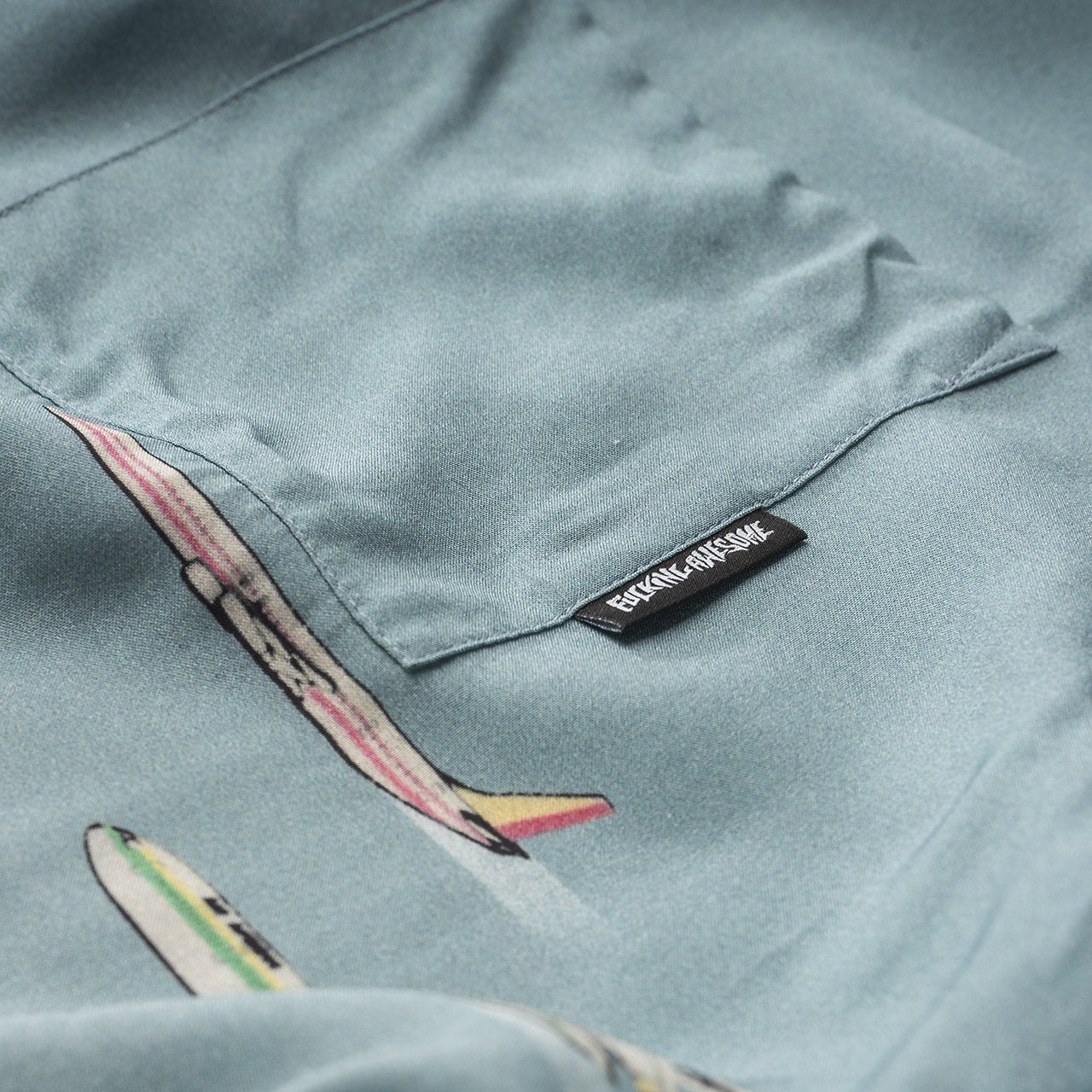 fucking awesome fucking awesome planes club shirt (blue)