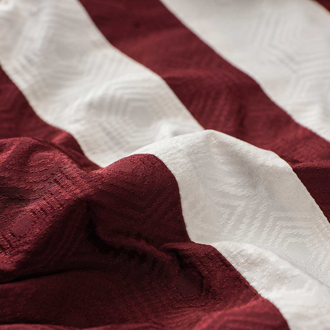 undercover undercover centipede jacquard track pants (burgundy)