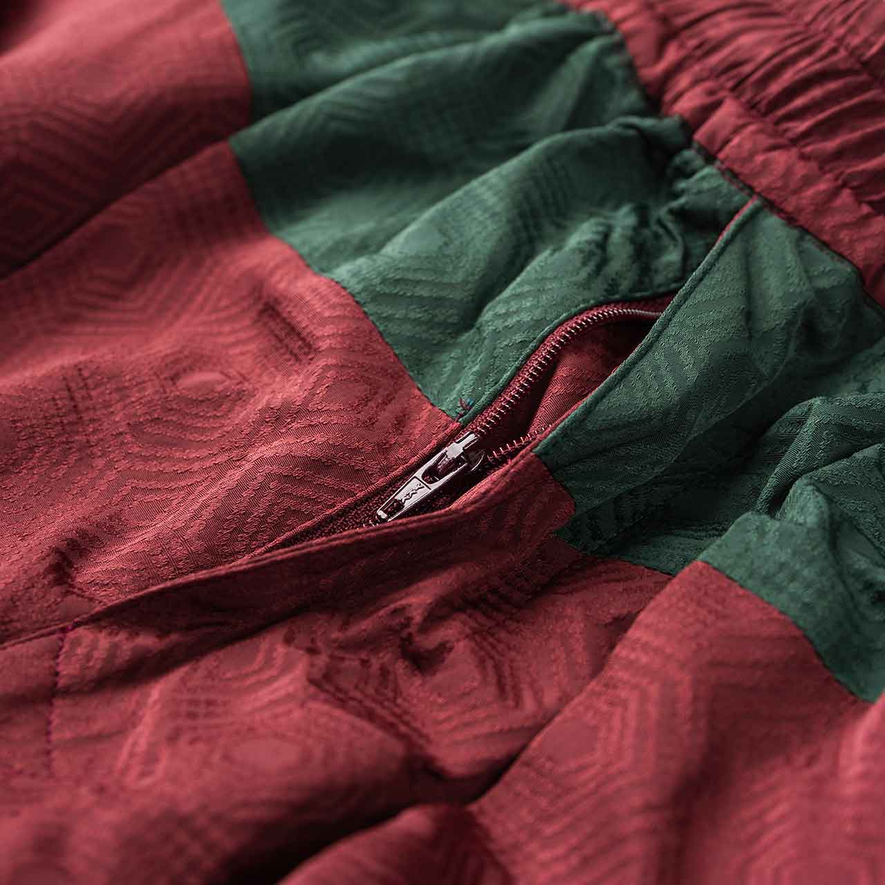 undercover undercover centipede jacquard track pants (burgundy)