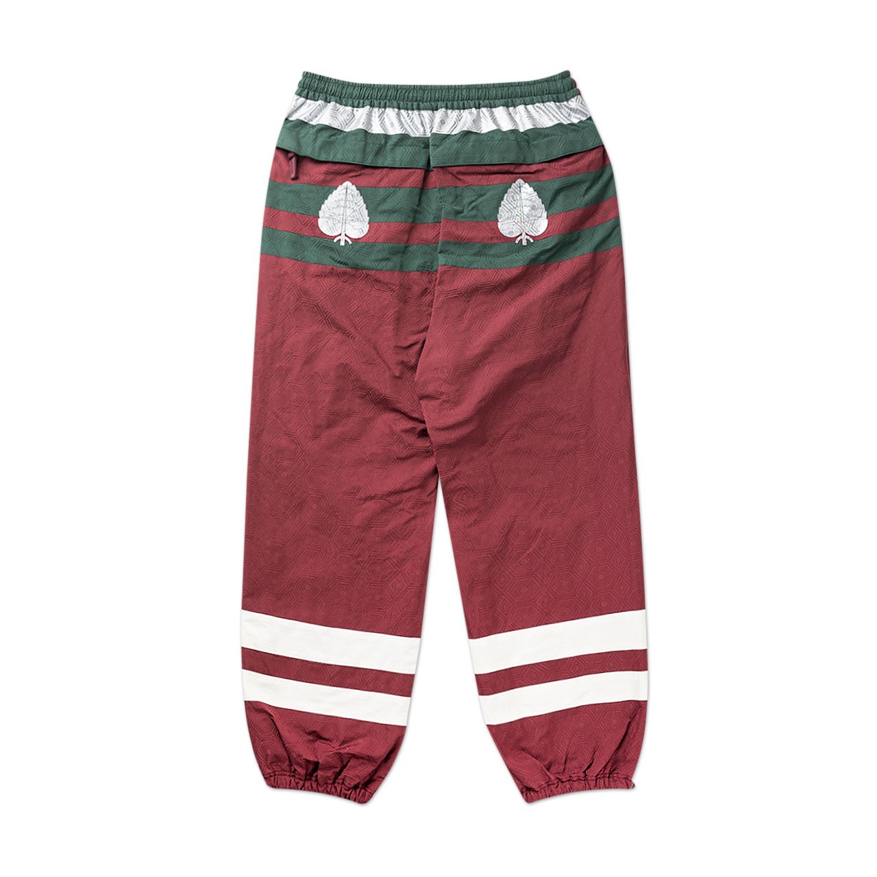 undercover undercover centipede jacquard track pants (burgundy)