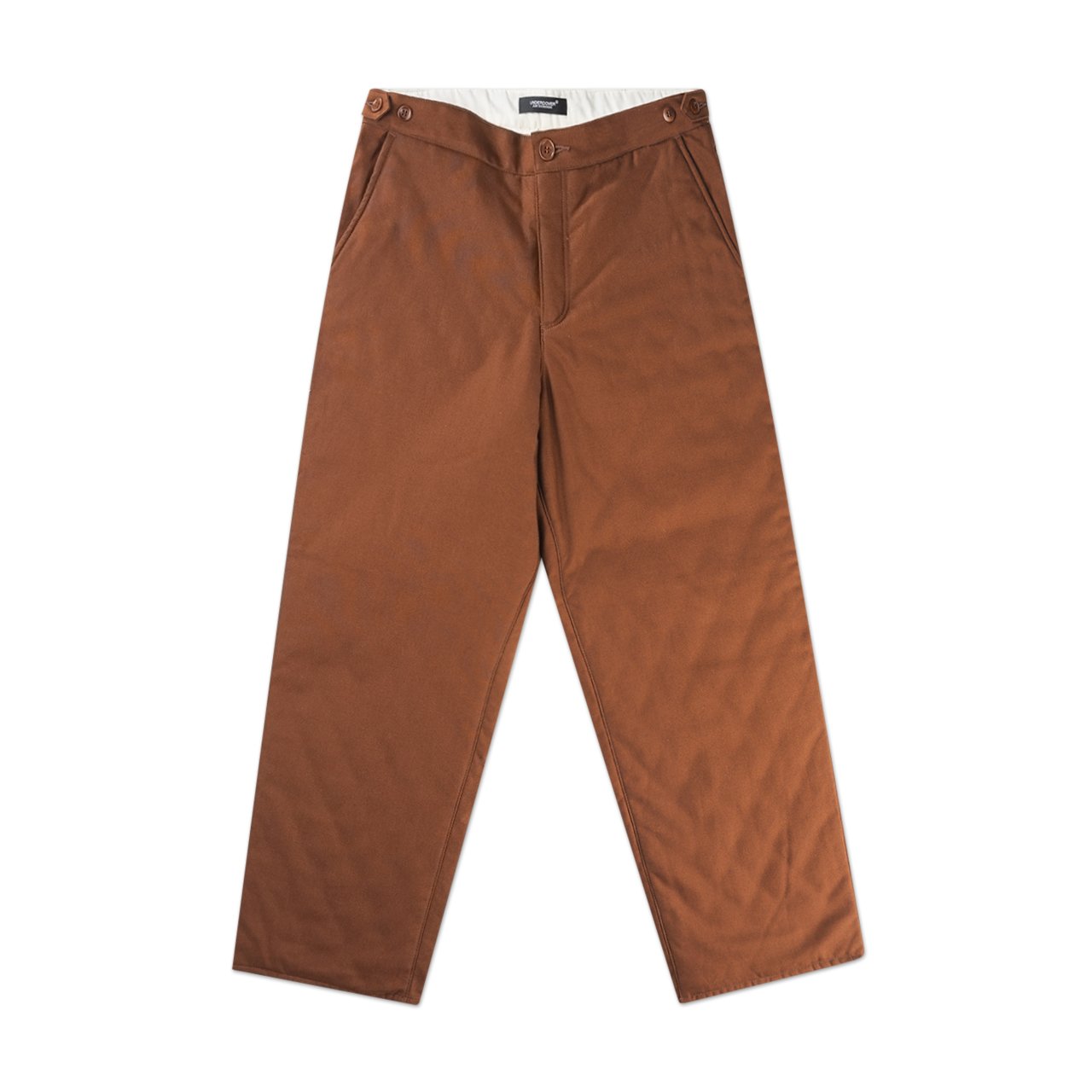 undercover undercover straight leg pants (brown)