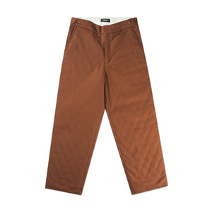 undercover undercover straight leg pants (brown)