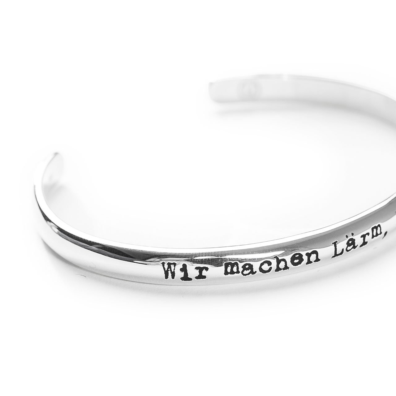 undercover undercover wir machen lärm bracelet (silver) UCZ4A02