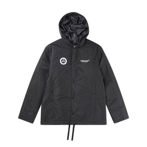 undercover undercover 'throne of blood' hooded drawstring jacket (black)