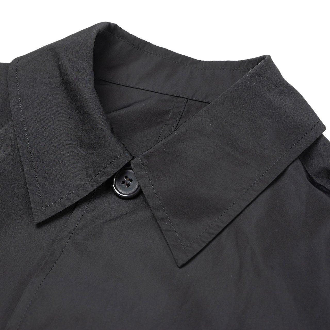 undercover undercover sten collar coat (black)