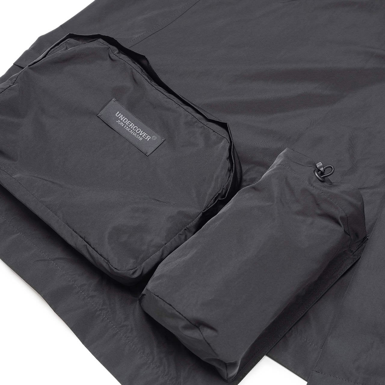 undercover undercover sten collar coat (black)