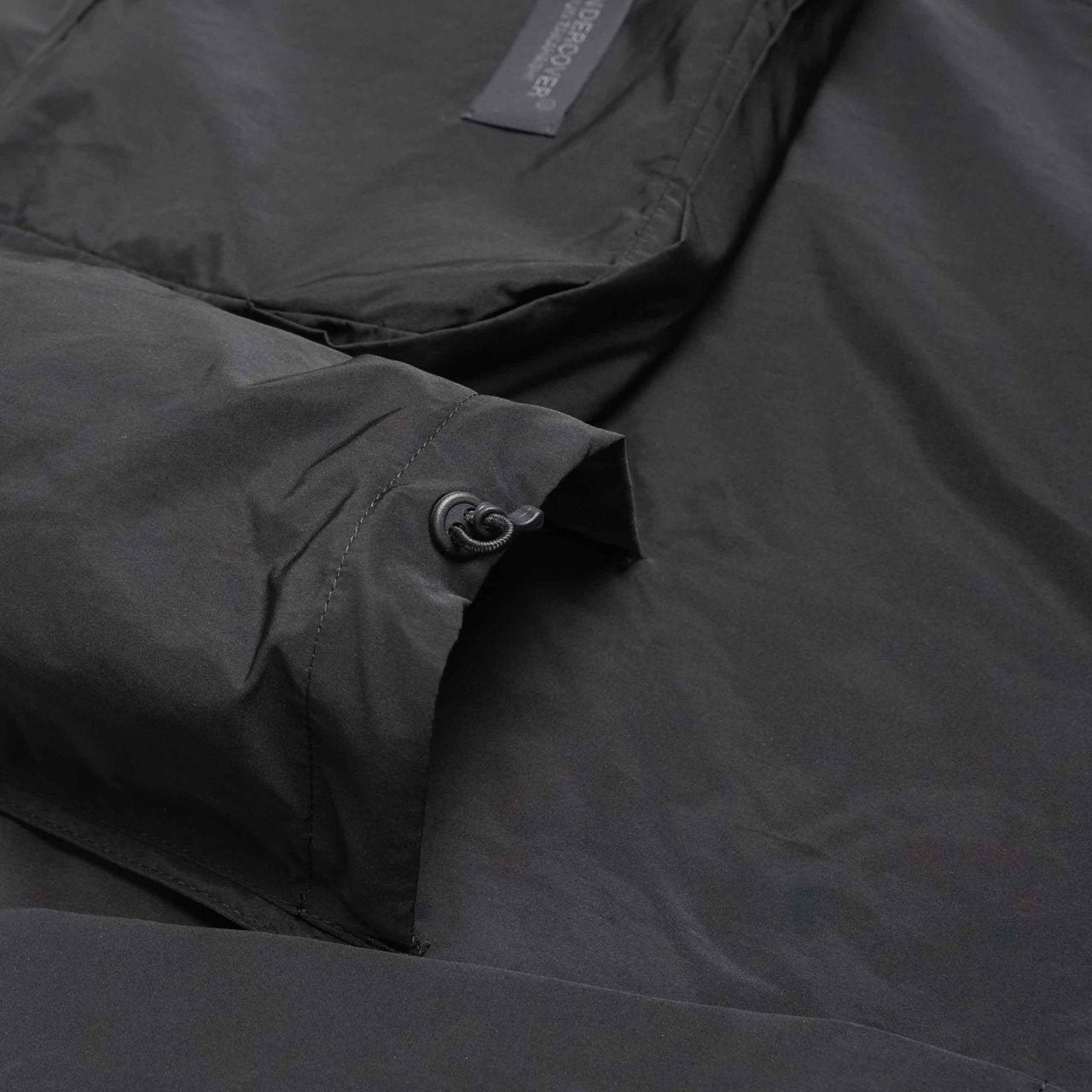 undercover undercover sten collar coat (black)