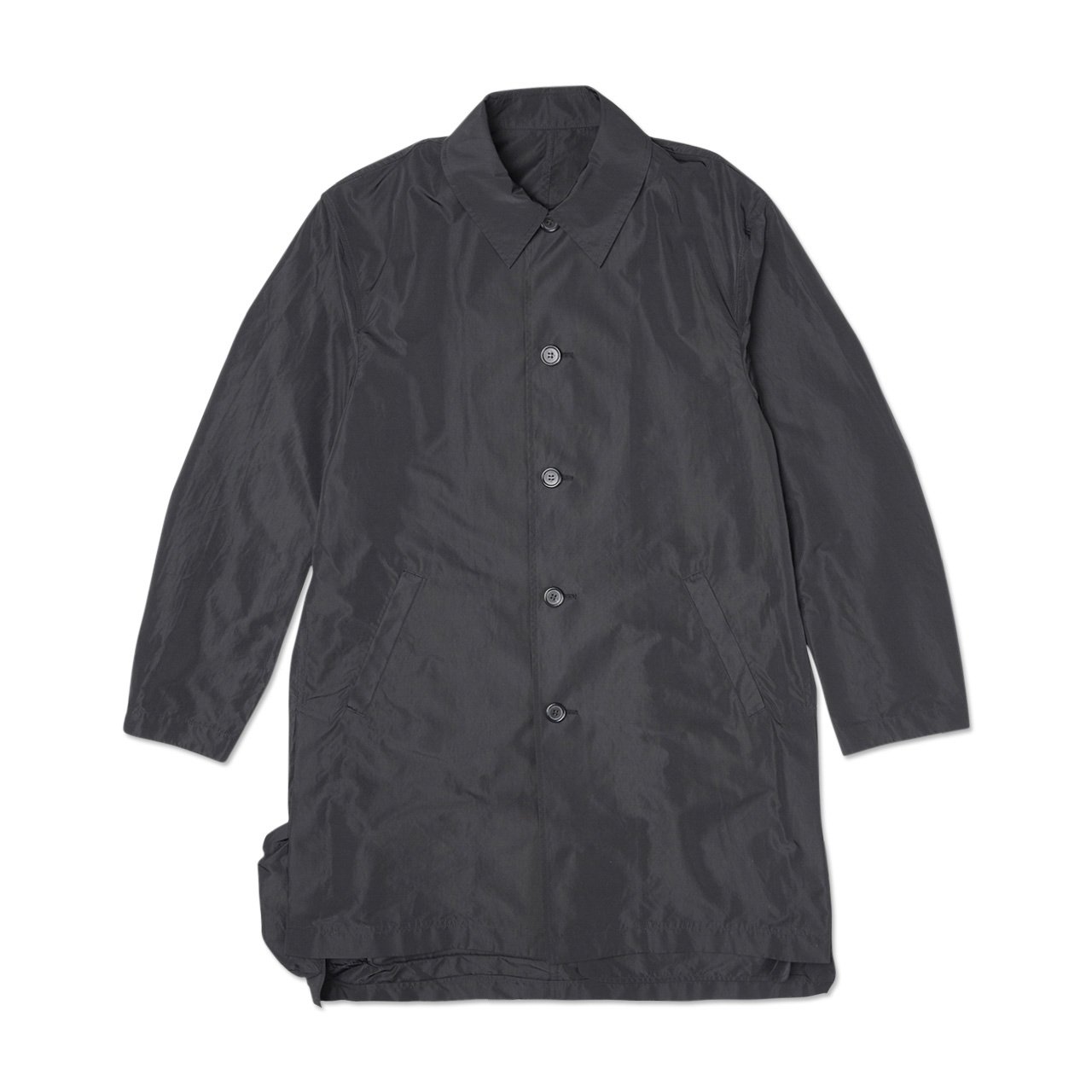 undercover undercover sten collar coat (black)