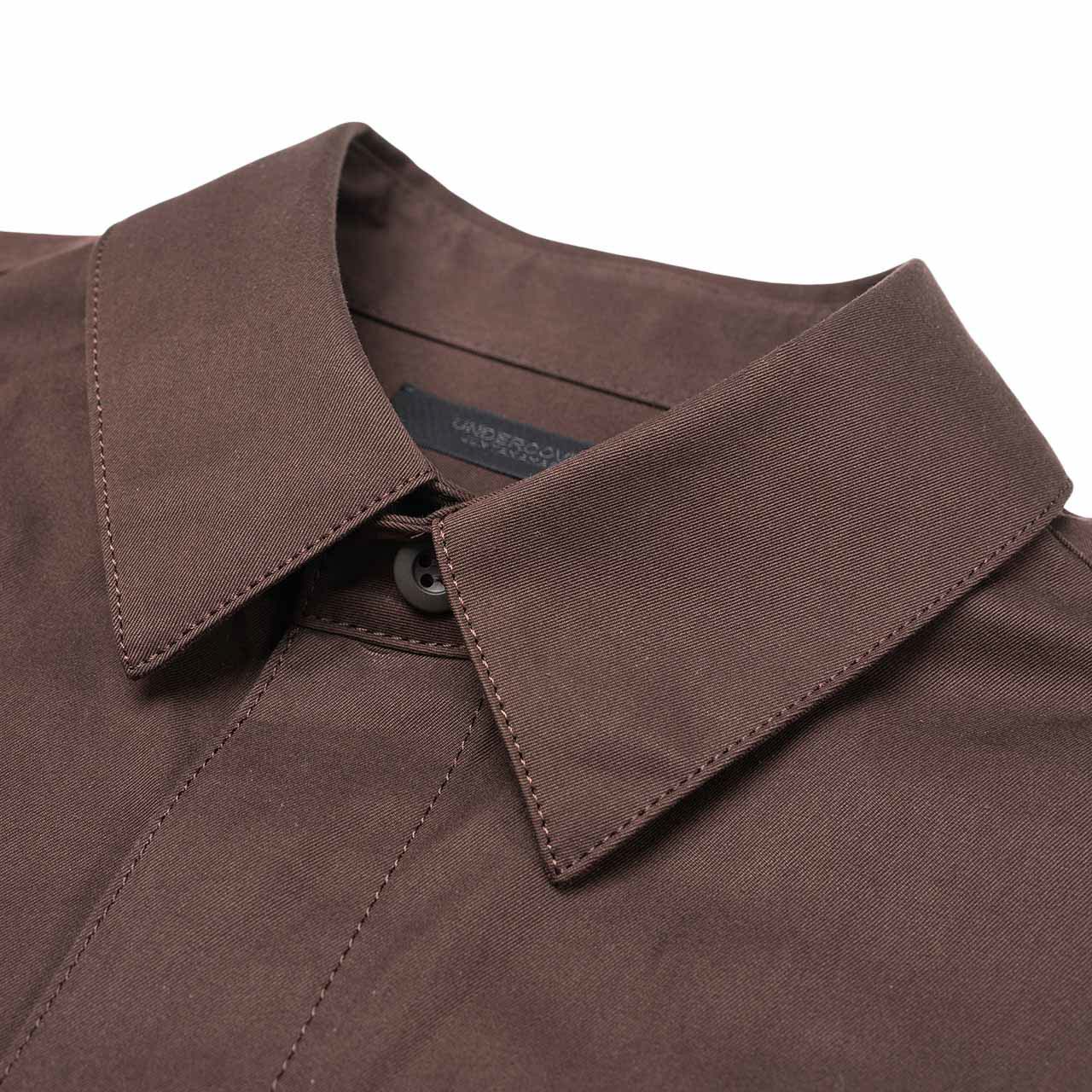 undercover undercover chest pocket shirt (brown)