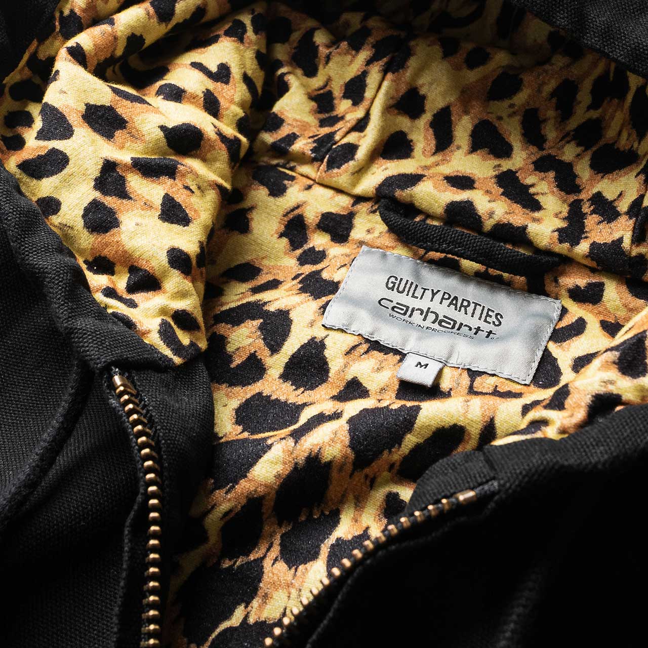 carhartt wip x wacko maria carhartt wip x wacko maria og active jacket (black / leopard print)