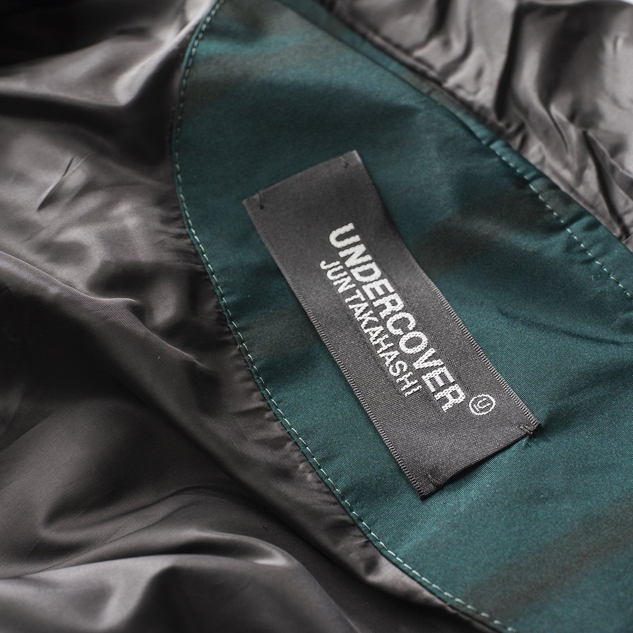 undercover undercover 'throne of blood' hooded drawstring jacket (green)