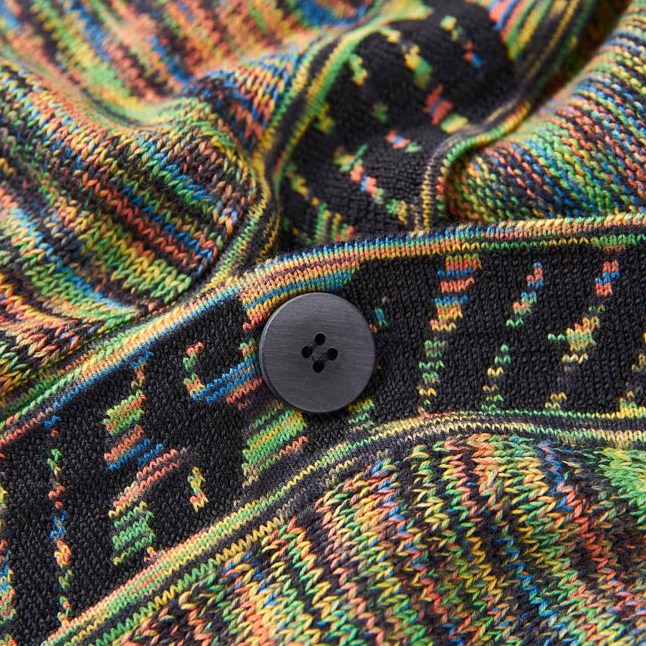 aries aries space dye sweater vest (black / multi)