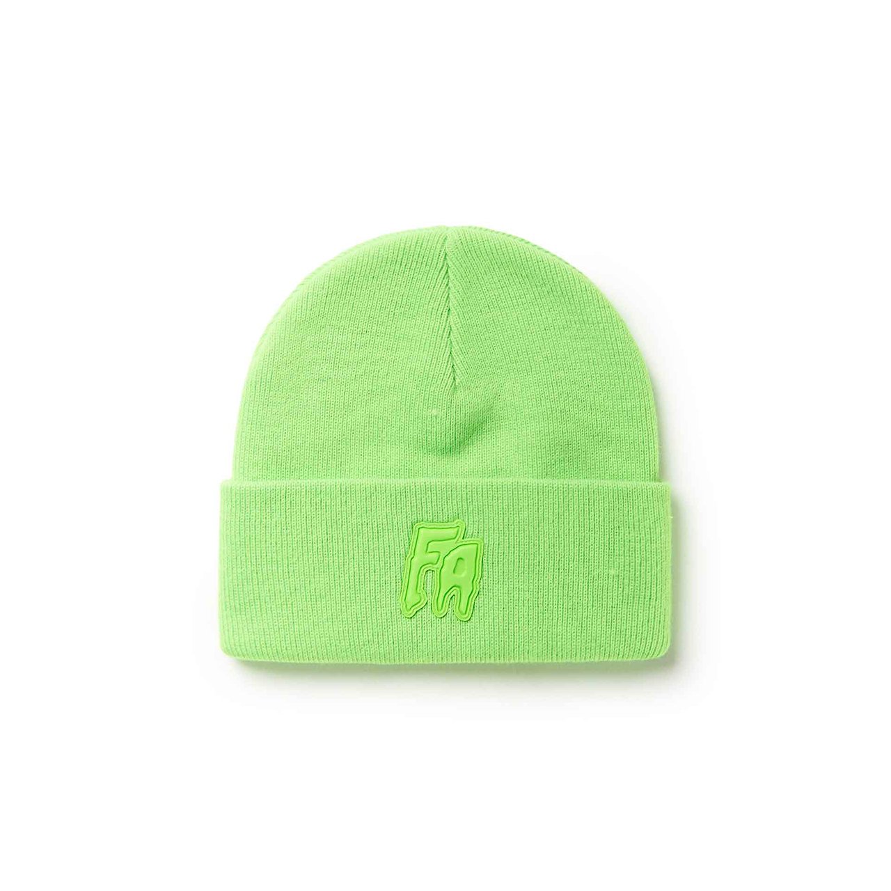 fucking awesome fucking awesome fa applique cuff beanie (neon green) P707111SPONESIZE